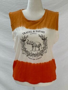 Anthropologie Sleeveless Top by MKT Studio - Safari 🐘